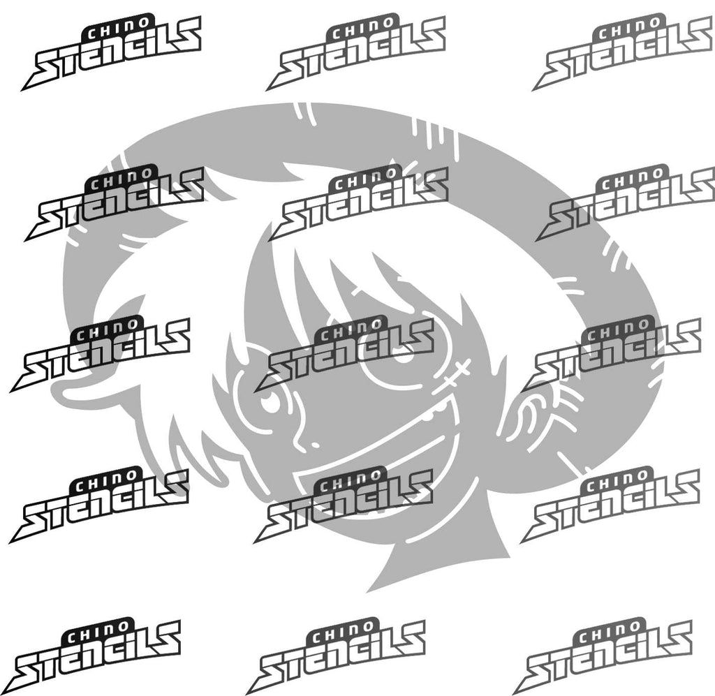 Luffy ( one piece ) # 2406 Art Stencil – Chino Stencils