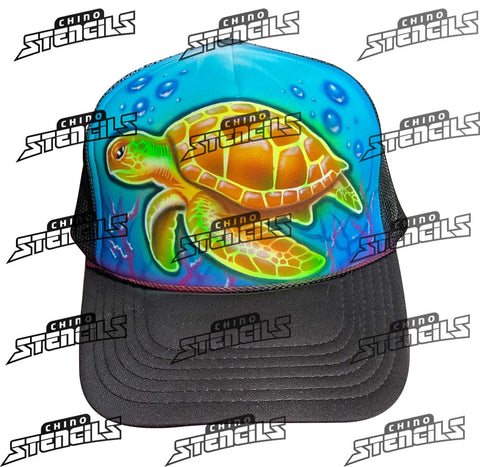 Sea Turtle ( Beach ) # 3002 art stencil / template