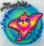 Stingray ( Beach ) # 3014 art stencil / template