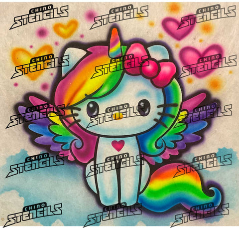 Hello Kitty Pony  # 3036 art stencil / template