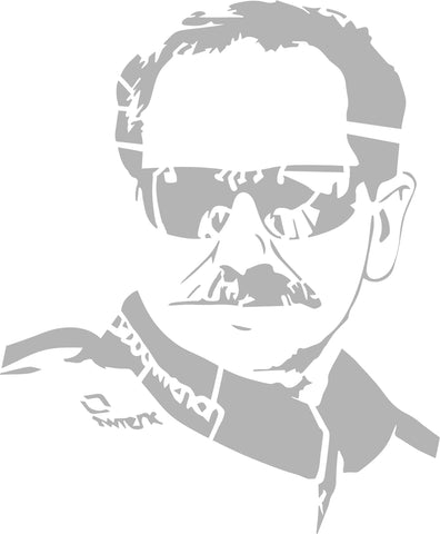 Star / Celebrities Dale Earnhardt Silhoutte # 3044 art stencil