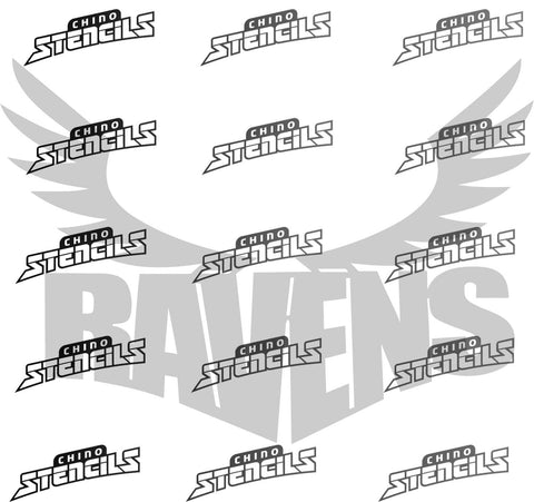 Football Ravens  # 3047 art stencil