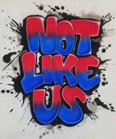 Hip Hop " Not Like Us " # 3063 art stencil / template