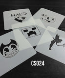 3167 Airbrush Tattoo Stencils Set CS024