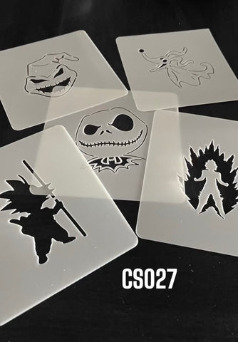 3220 Airbrush Tattoo Stencils Set CS027