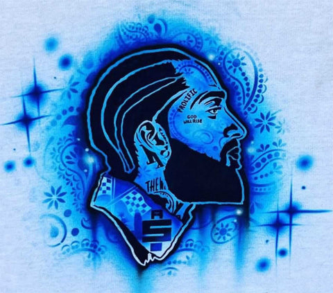 Nipsey Hustle # 2370 art stencil