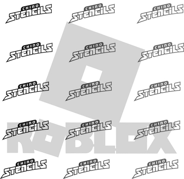 Roblox Logo 783-C065 Stencil