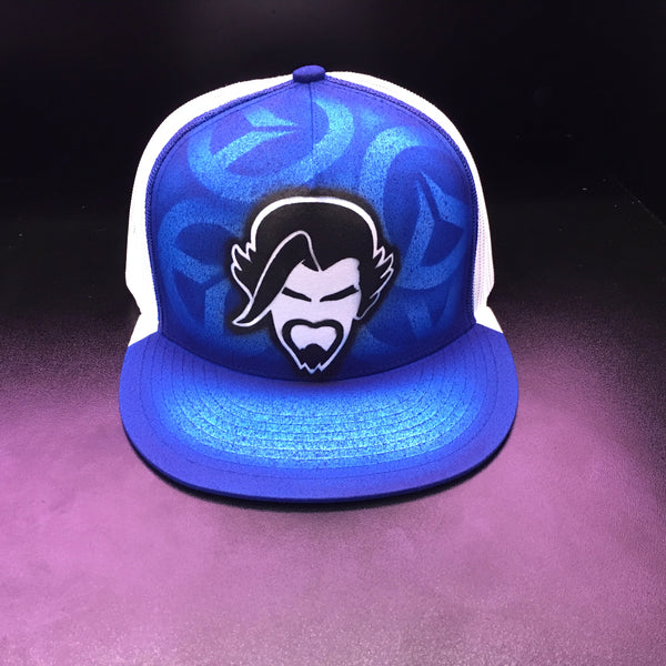 Airbrush Hat fan art Dodgers – Chino Stencils